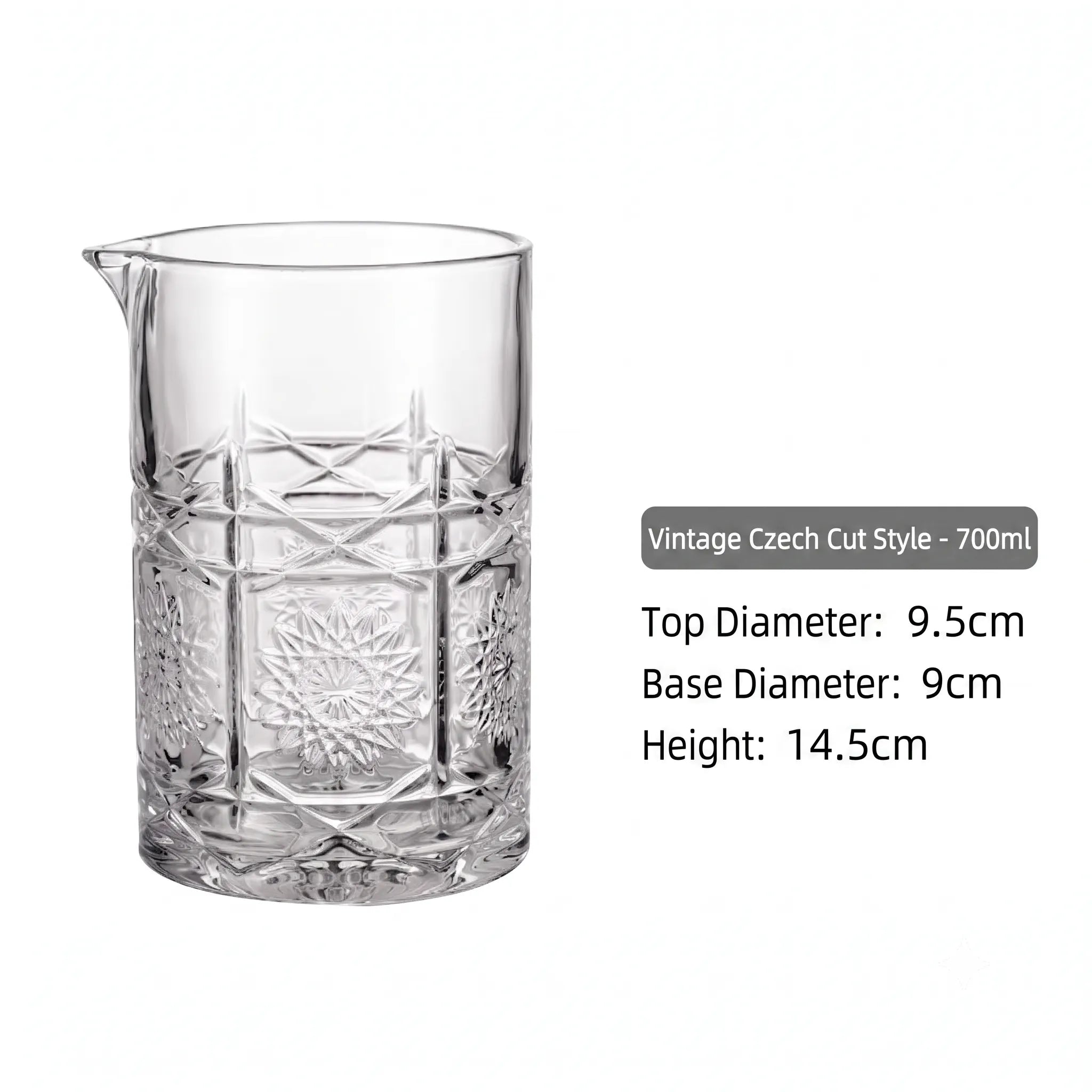 Crystal Cocktail Mixing Glass
