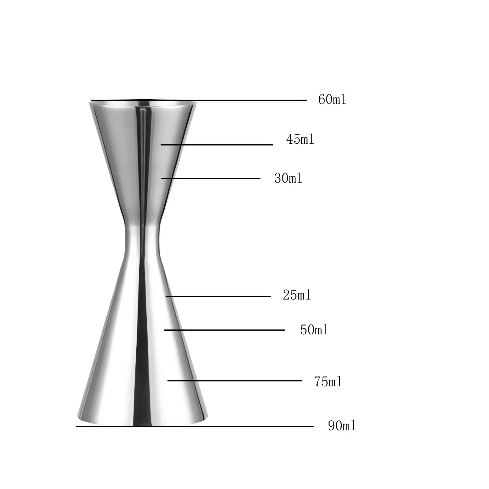 Precision Slim Double Jigger