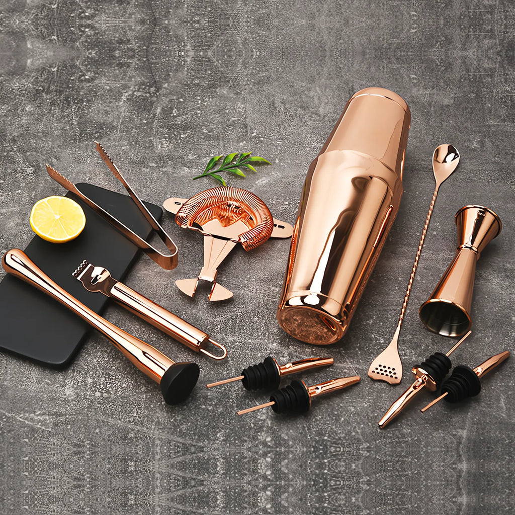 Bomber Aircraft 11-Piece Barware Set