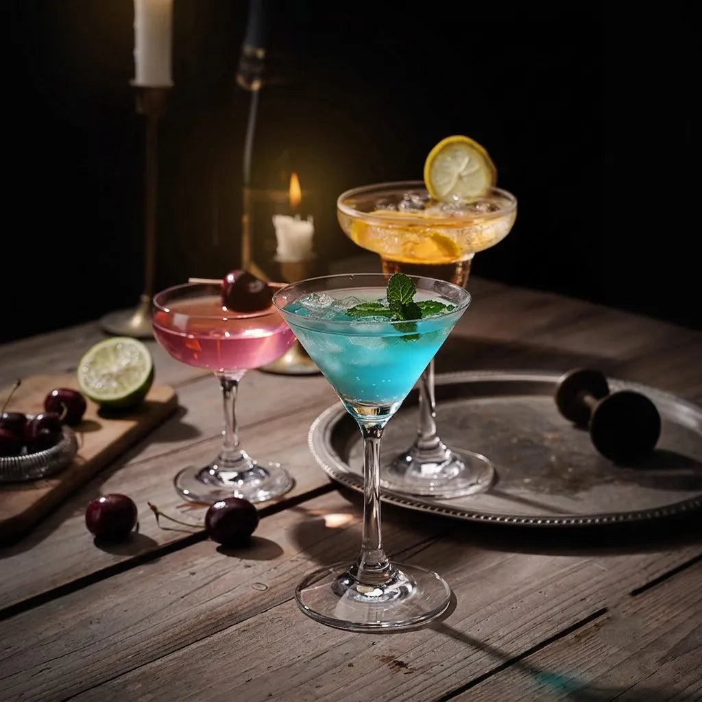 Luxury Hand Blown Crystal Cocktail Glass – Set of 2