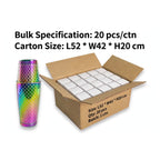 Fish Scale Etched Boston Shaker - Iridescent