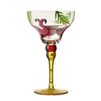 Hand Painted Margarita Glass