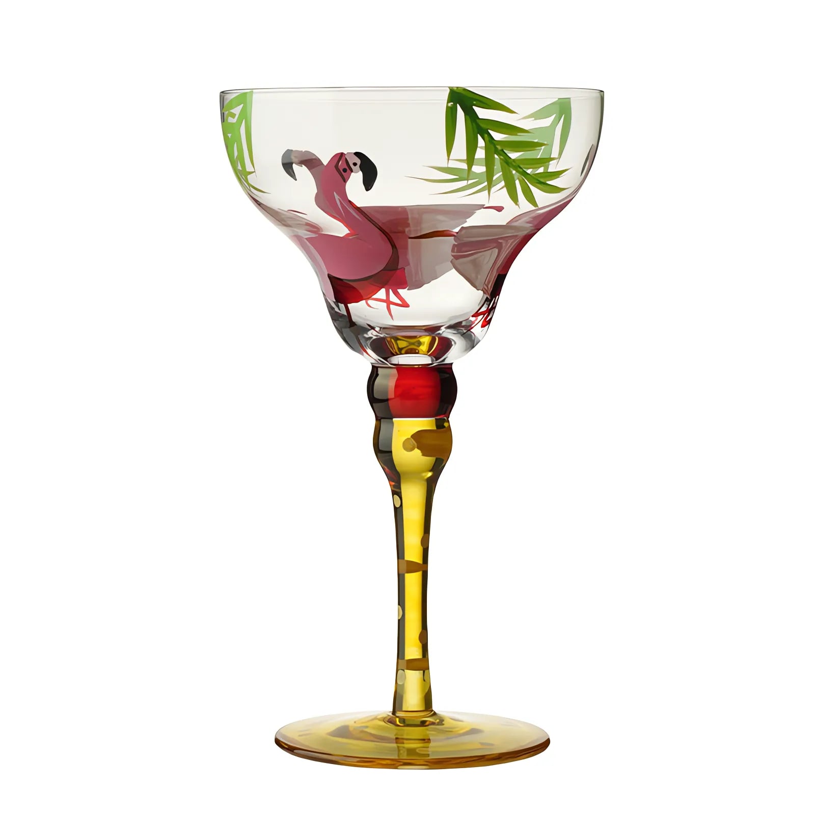 Hand Painted Margarita Glass