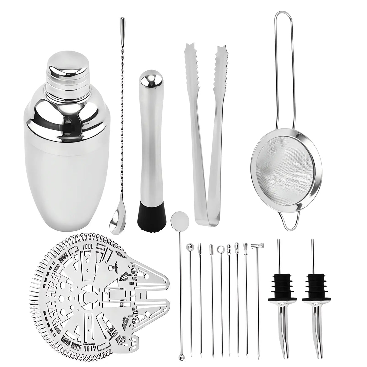 Spaceship 17-Piece Barware Set