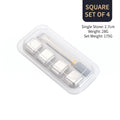 Reusable 304 Stainless Steel Ice Cubes with Tongs