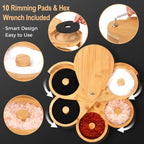 Handcrafted Wooden Cocktail Margarita Salt Rimmer Box