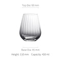 Fine Fluted Crystal Glassware Collection