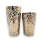 Tidal Flow Etched Boston Shaker - Gold