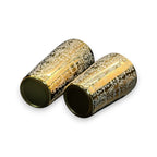 Baroque Bloom Etched Boston Shaker - Gold