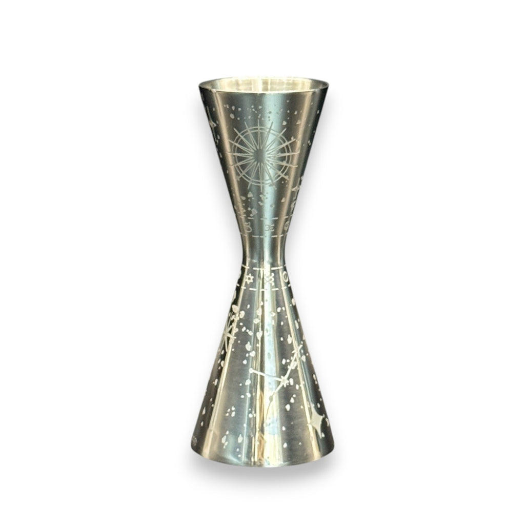 Cosmic Starry Night Boston Shaker- Professional 18oz & 28oz Celestial Map Etched Cocktail Shaker(4 set)