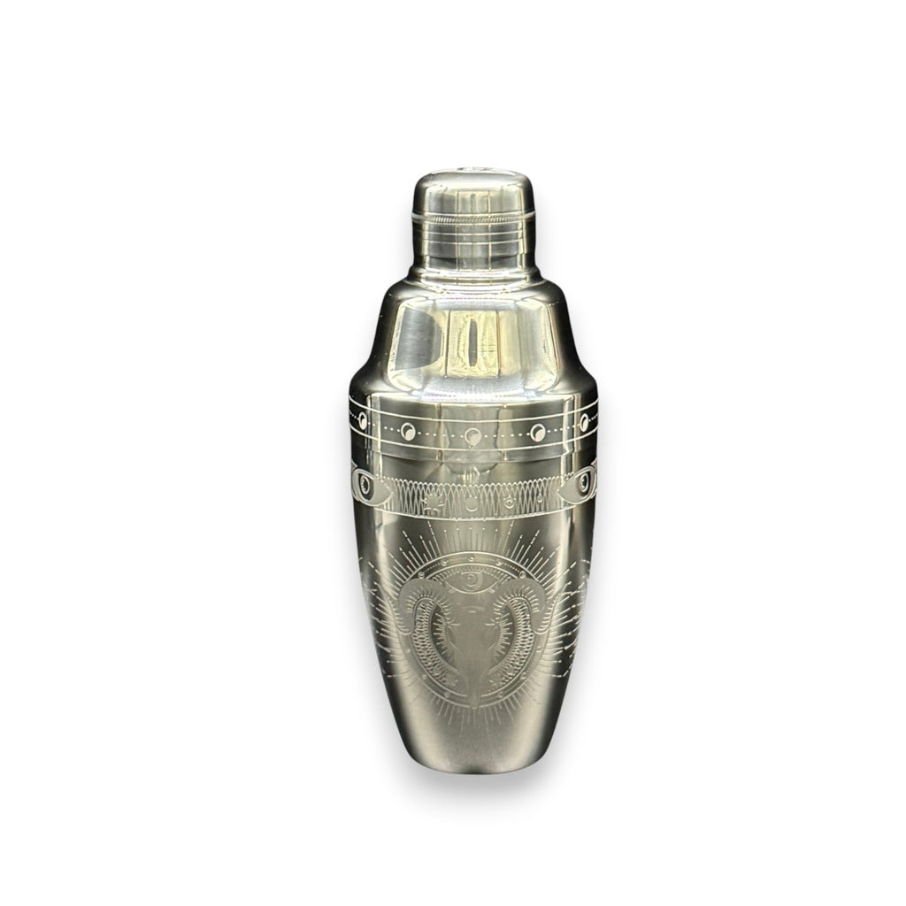 "Mythical Eyed Goat" Cobbler Shaker - 500ml Gothic Occult "All-Seeing Eye" Cocktail Shaker