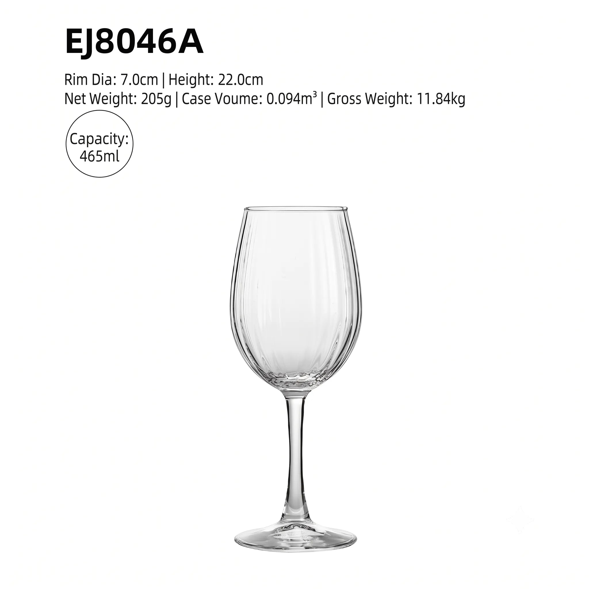 Crystal Burgundy Wine Glass – Set of 48