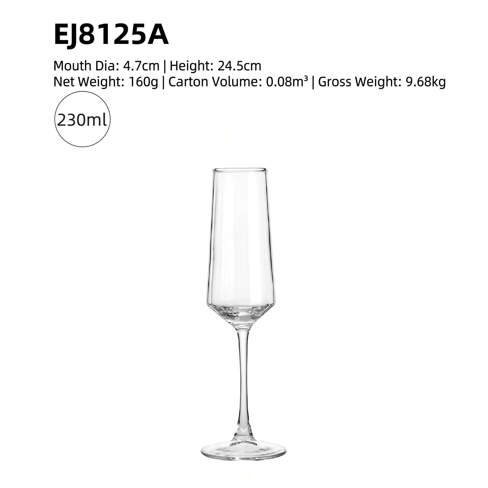Crystal Burgundy Wine Glass – Set of 48