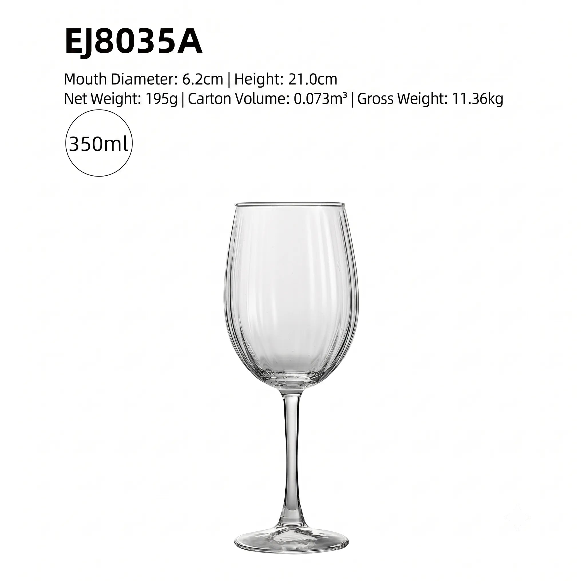 Crystal Burgundy Wine Glass – Set of 48