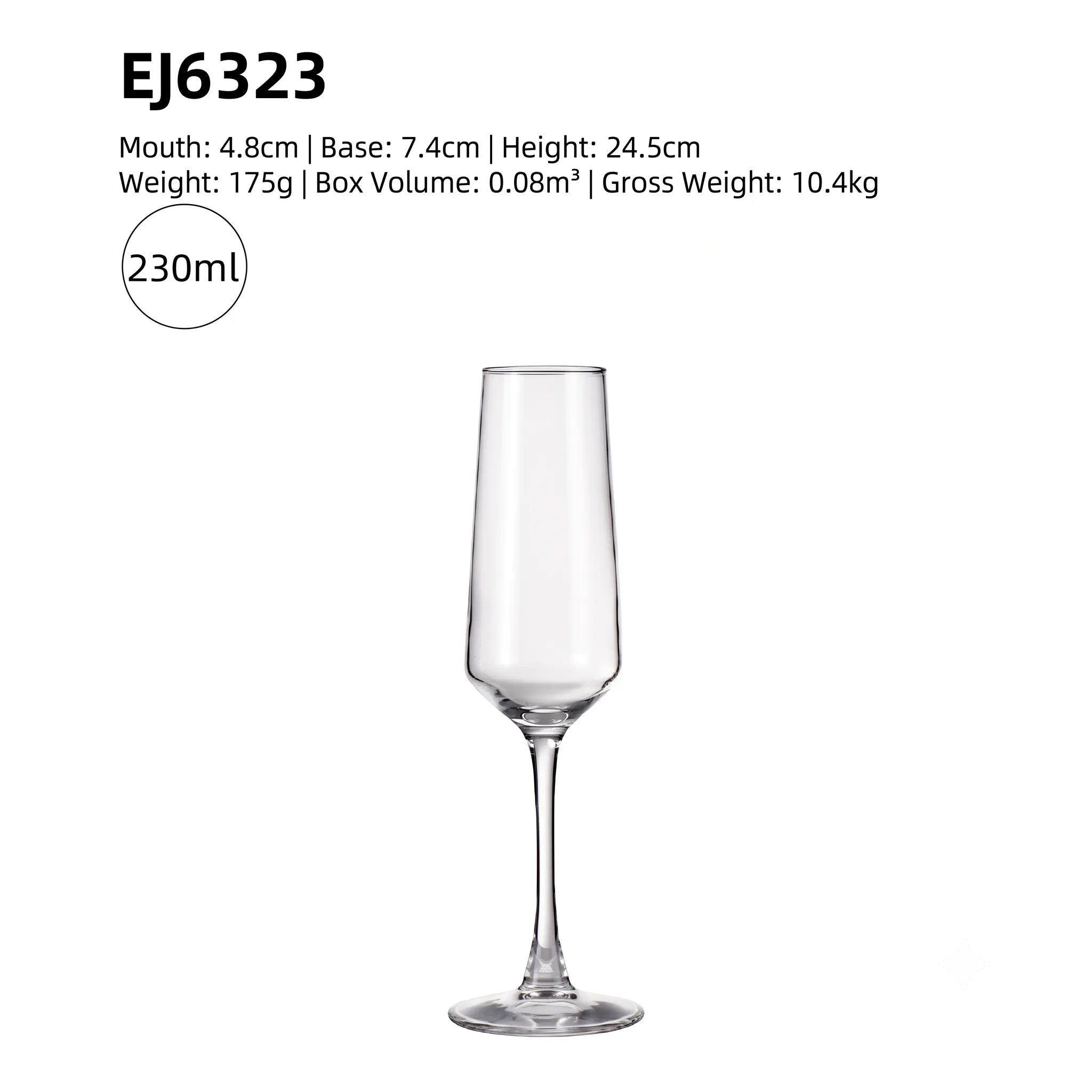 Crystal Burgundy Wine Glass – Set of 48