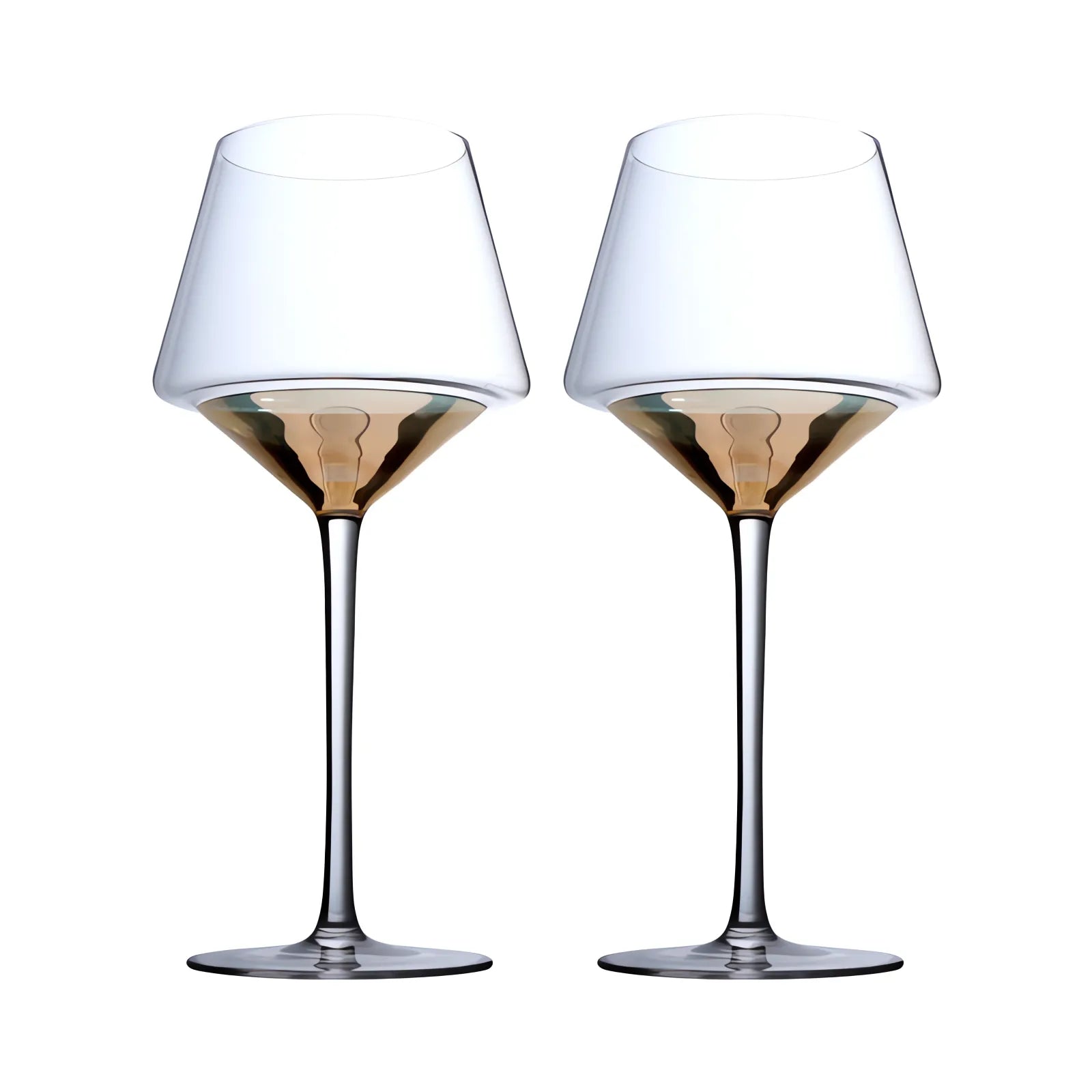 Luxury Hand Blown Crystal Wine Glass – Multiple Styles incl. Gold Base