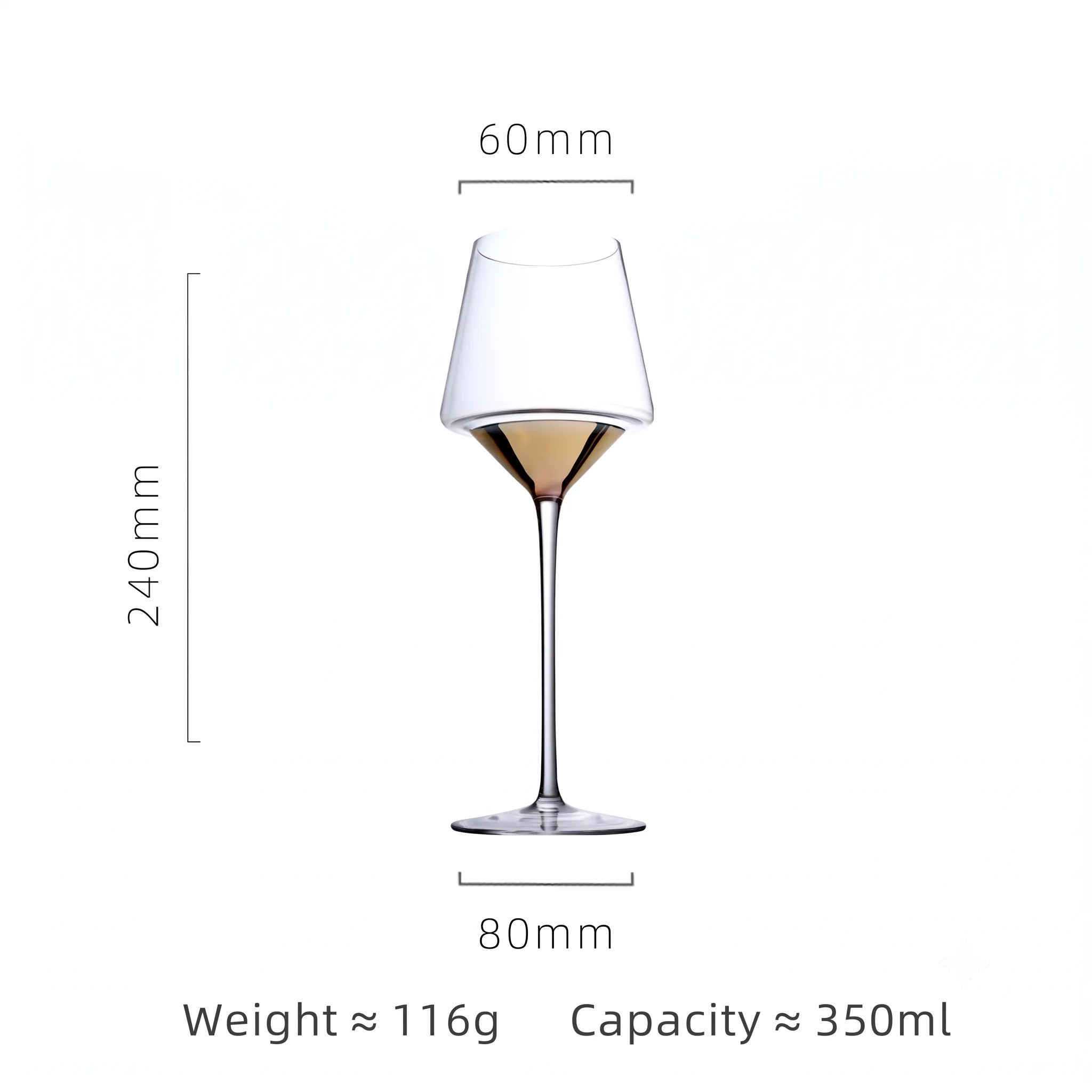 Luxury Hand Blown Crystal Wine Glass – Multiple Styles incl. Gold Base
