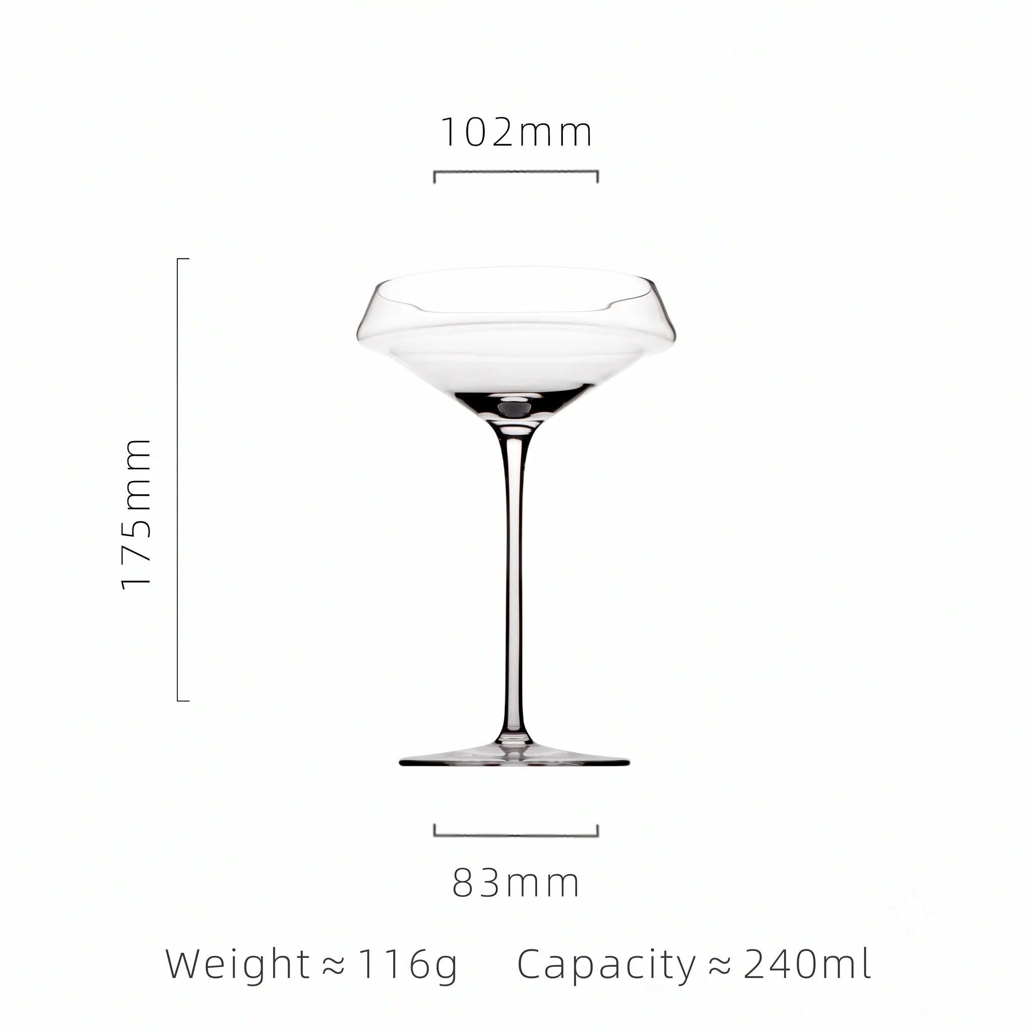 Luxury Hand Blown Crystal Wine Glass – Multiple Styles incl. Gold Base