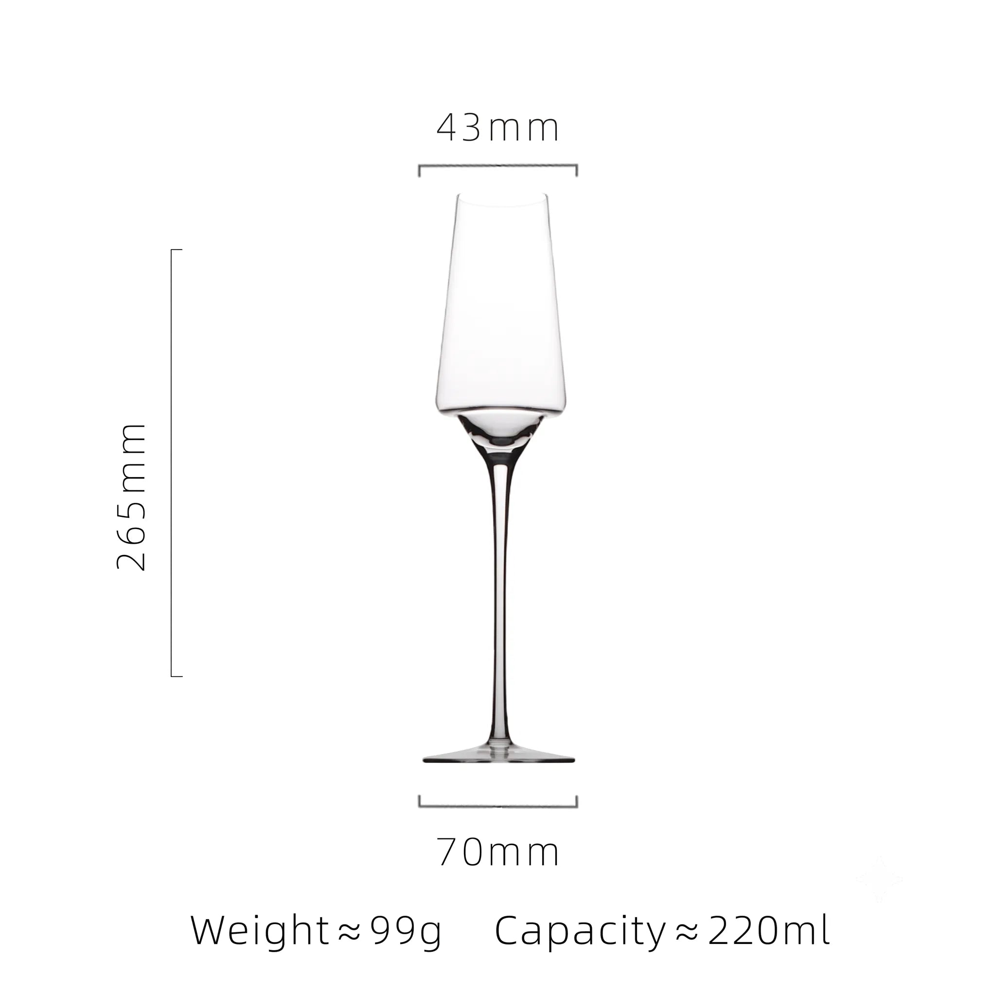 Luxury Hand Blown Crystal Wine Glass – Multiple Styles incl. Gold Base