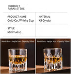 Cut K9 Crystal Old Fashioned Glass Set