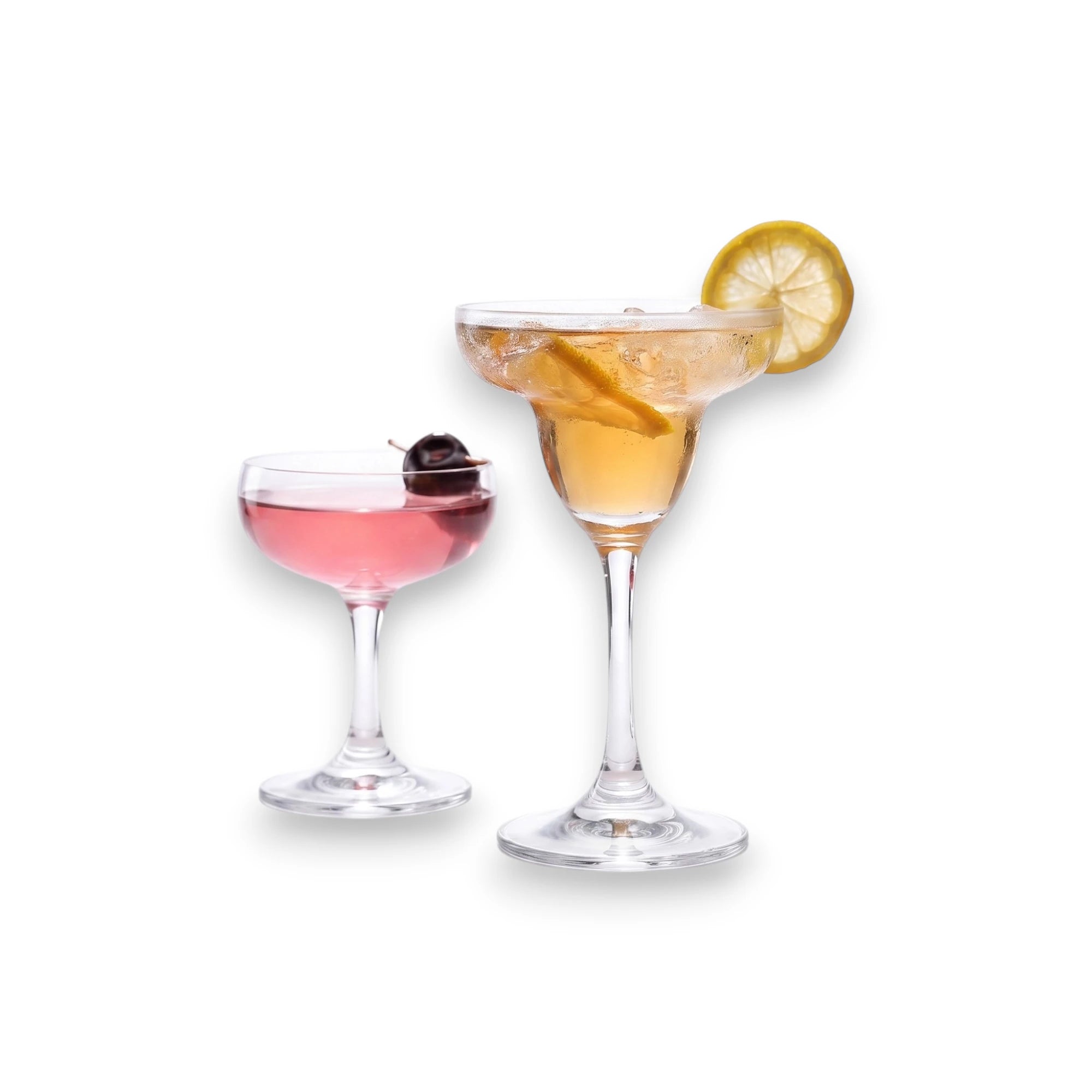 Luxury Hand Blown Crystal Cocktail Glass – Set of 2